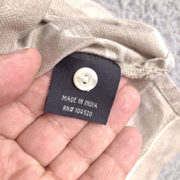 Mercedes Benz Polo Shirt Mens Large Brown Striped Short Sleeve Egyptian Cotton - Picture 11 of 16